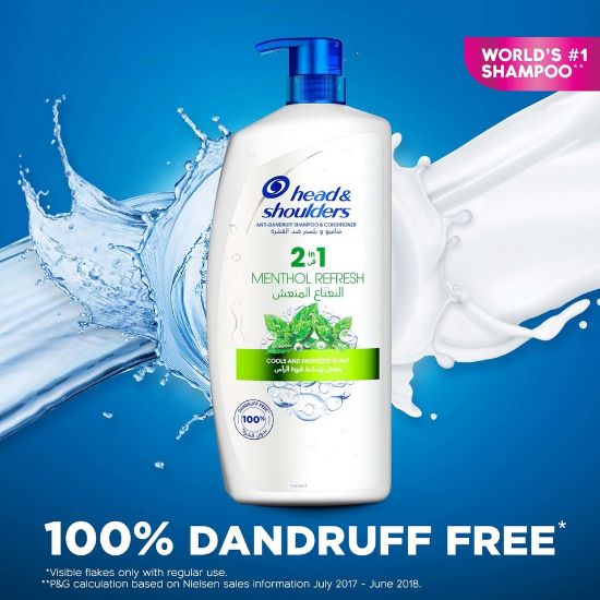 Picture of Head & Shoulders Menthol Refresh 2in1 Anti-Dandruff Shampoo 900ml