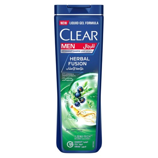 Picture of Clear Men's Herbal Fusion Anti-Dandruff Shampoo 400ml