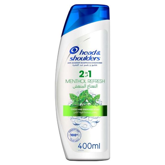 Picture of Head & Shoulders Menthol Refresh 2in1 Anti-Dandruff Shampoo with Conditioner 400ml