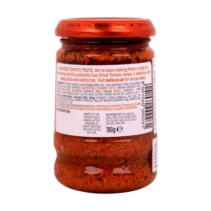 Picture of Sacla Sun Dried Tomato Pesto 190g