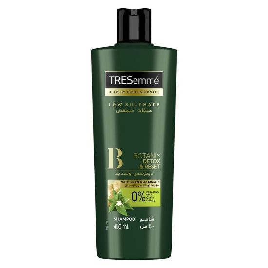 Picture of TRESemme Botanix Natural Detox & Reset Shampoo with Green Tea & Ginger 400ml