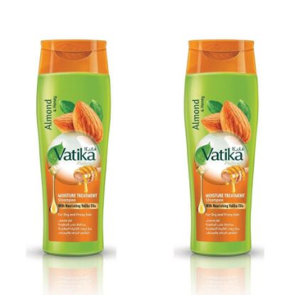 Picture of Vatika Almond And Honey Moisture Treatment Shampoo 2 x 400ml