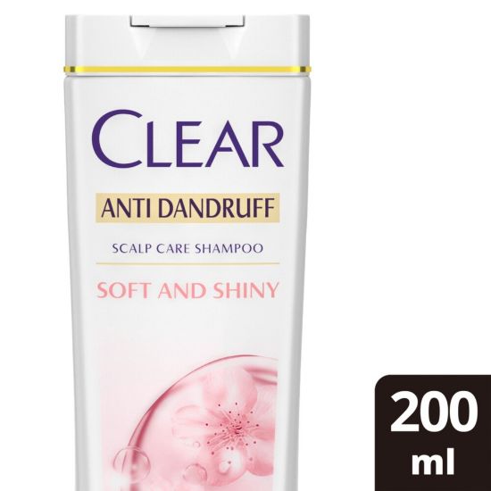 Picture of Clear Women's Soft & Shiny Anti-Dandruff Shampoo 200ml