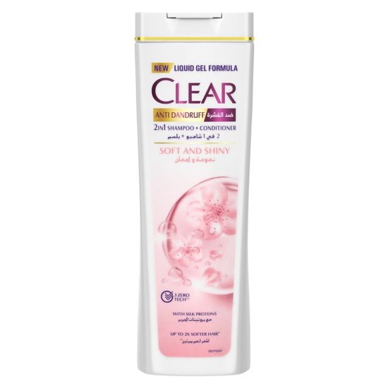 Picture of Clear Women's Soft & Shiny Anti-Dandruff Shampoo 200ml