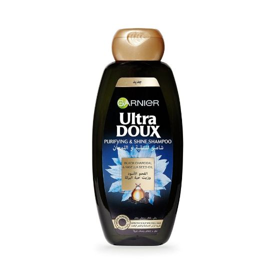 Picture of Garnier Ultra Doux Purifying & Shine Shampoo 400ml