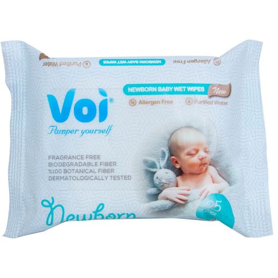 Picture of Voi Baby Wet Wipes Newborn 25pcs