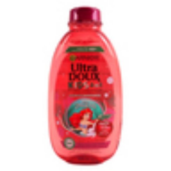 Picture of Garnier Ultra Doux Disney Princess Cherry & Soft Almond Kids 2in1 Shampoo & Detangler 400 ml