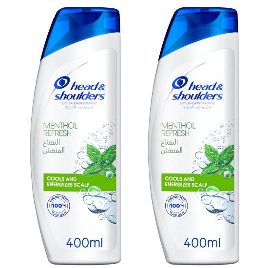 Picture of Head & Shoulders Menthol Refresh Anti-Dandruff Shampoo 2 x 400ml