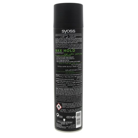 Picture of Syoss Hair Spray Mega Strong Hold 400ml