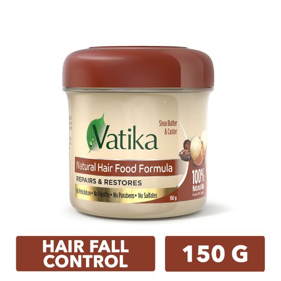 Picture of Dabur Vatika Shea Butter & Castor Natural Hair Food Formula 150 ml