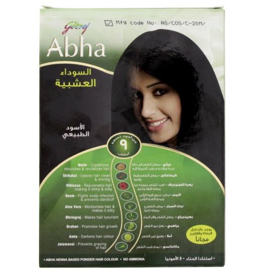 Picture of Godrej Abha Henna Colour Natural Black 60g