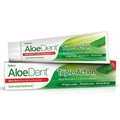 Picture of Aloe Dent Toothpaste Aloe Vera Fluoride Triple Action 100ml