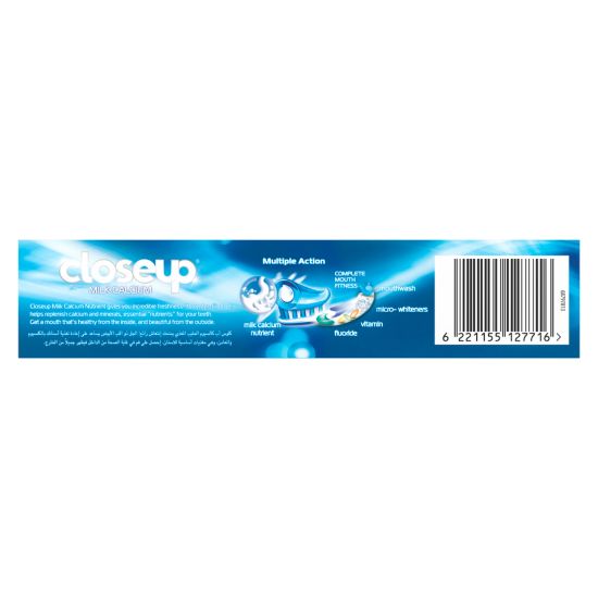 Picture of Closeup Milk Calcium With Vitamin & Fluoride Toothpaste 100 ml