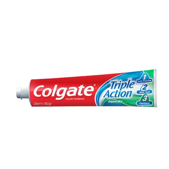 Picture of Colgate Toothpaste Triple Action Original Mint 125ml