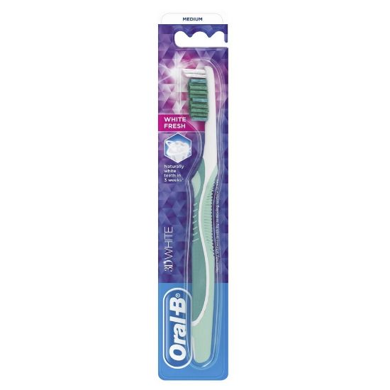 Picture of Oral-B 3D White Fresh 40 Medium Manual Toothbrush Assorted Color