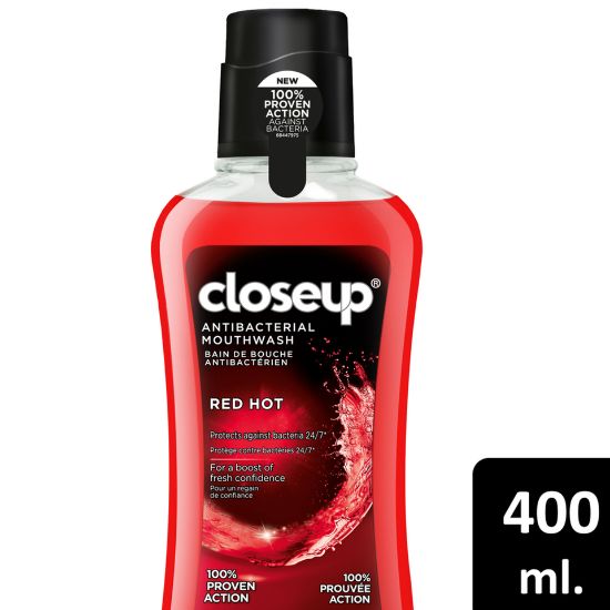 Picture of Closeup Red Hot Antibacterial Mouthwash 400ml