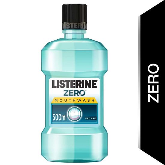 Picture of Listerine Mouthwash Zero Alcohol Mild Mint 500ml