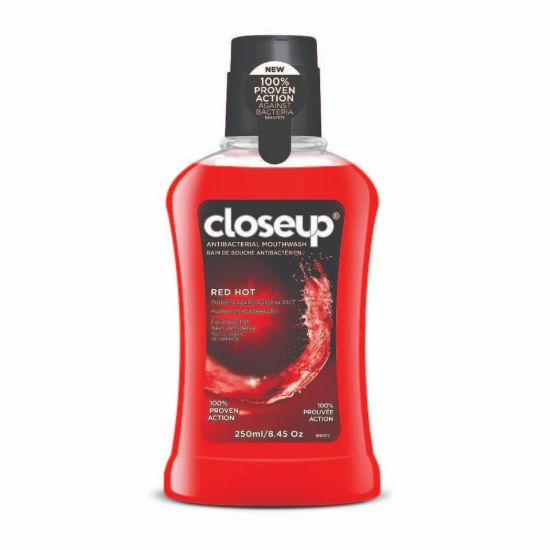 Picture of Closeup Red Hot Anti-Bacterial Mouthwash 250ml