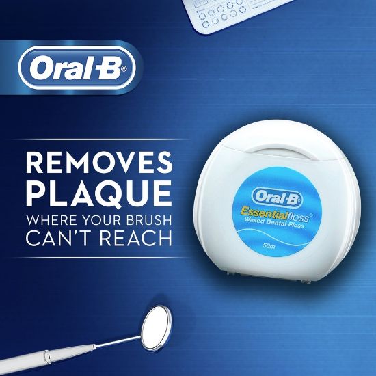 Picture of Oral B Essential Floss Unwaxed 50m