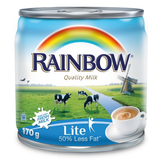 Picture of Rainbow Lite Evaporated Milk 48 x 170g(N)