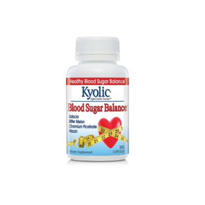 Picture of Kyolic Aged Garlic Extract Blood Sugar Balance Dietary Supplement 100 Capsules