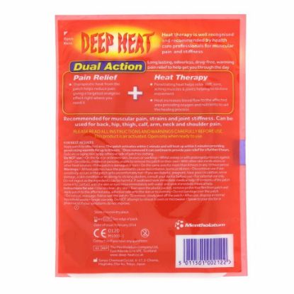 Picture of Deep Heat Pain Relief Heat Patch 1Patch