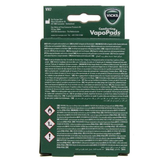 Picture of Vicks Refill Vapo Pads Menthol Scent 7pcs