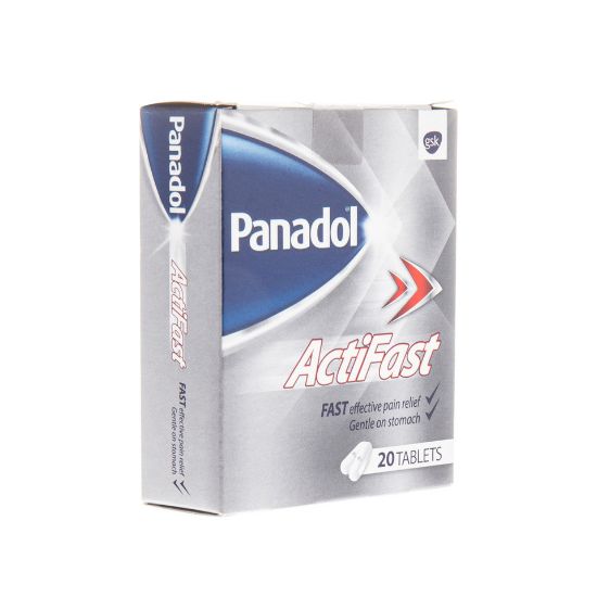 Picture of Panadol Actifast Tablets for Fast Pain Relief From Headaches 20pcs