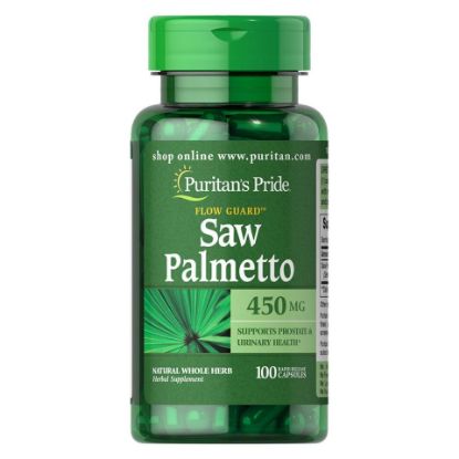 Picture of Puritan's Pride Saw Palmetto 450mg 100pcs