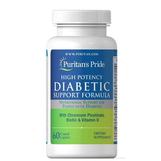 Picture of Puritan's Pride High Potency Diabetic Support Formula 60pcs