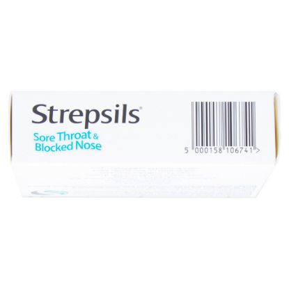 Picture of Strepsils Sore Throat And Blocked Nose Lozengers 36pcs