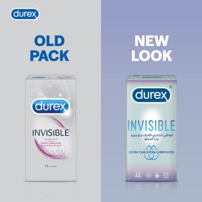 Picture of Durex Invisible Condoms with Extra Lube 12pcs