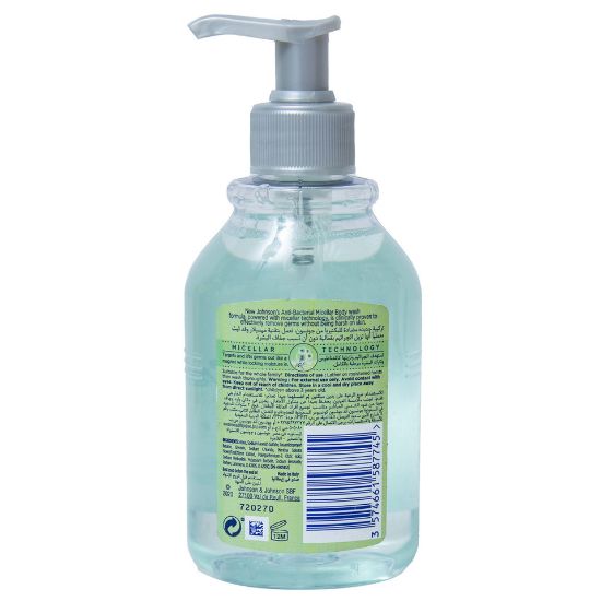 Picture of Johnson's Anti-Bacterial Micellar Handwash Mint 300ml