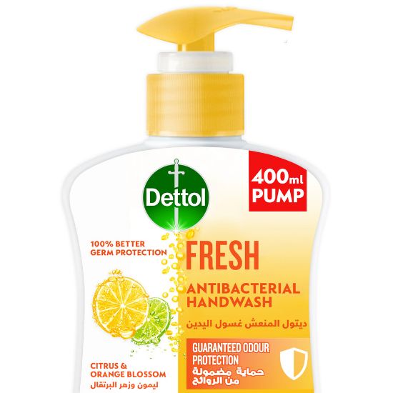 Picture of Dettol Fresh Handwash Liquid Soap Citrus & Orange Blossom Fragrance 400ml