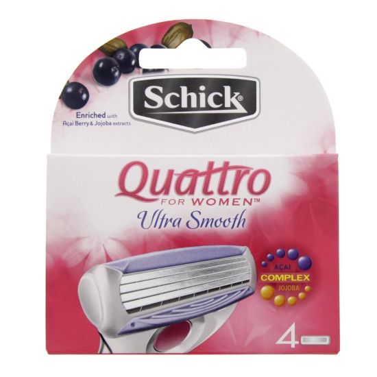 Picture of Schick Quattro Ultra Smooth For Woman 4 Cartridge