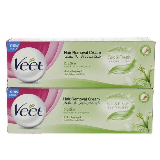 Picture of Veet Hair Removal Cream Dry Skin 2 x 100g