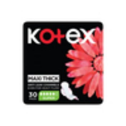 Picture of Kotex Maxi Thick Super Sanitary Pads with Wings Value Pack 30 pcs