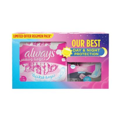 Picture of Always Cottony Sanitary Pads 30 pcs + Dreamz 7 pcs