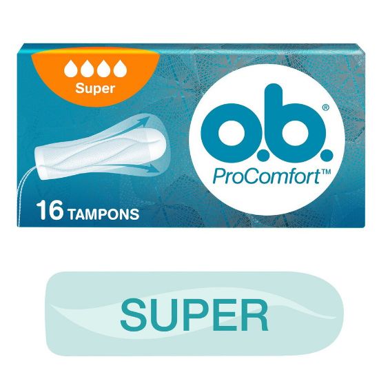 Picture of OB ProComfort Super Tampons 16 Count