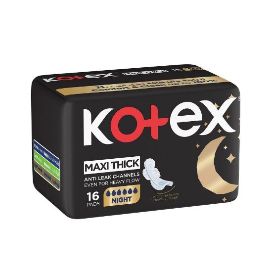 Picture of Kotex Maxi Pads Nightime 16pcs