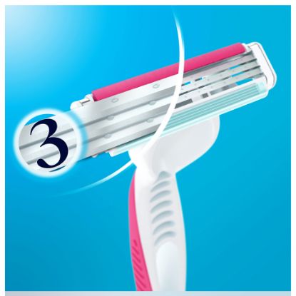 Picture of Gillette Simply Venus 3 Blade Plus Disposable Razor 3pcs