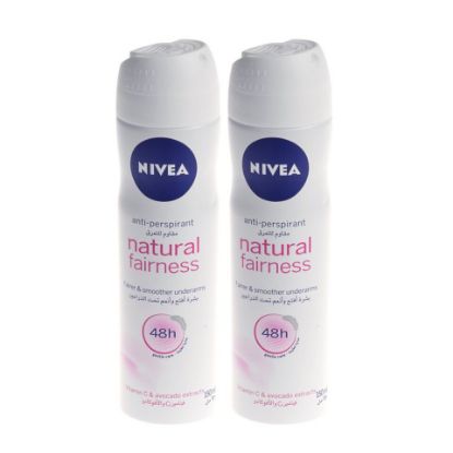 Picture of Nivea Natural Fairness Deodorant Spray Value Pack 2 x 150 ml