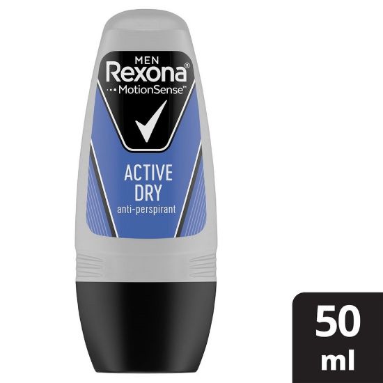 Picture of Rexona Men Antiperspirant Deodorant Roll-On Active Dry 50ml