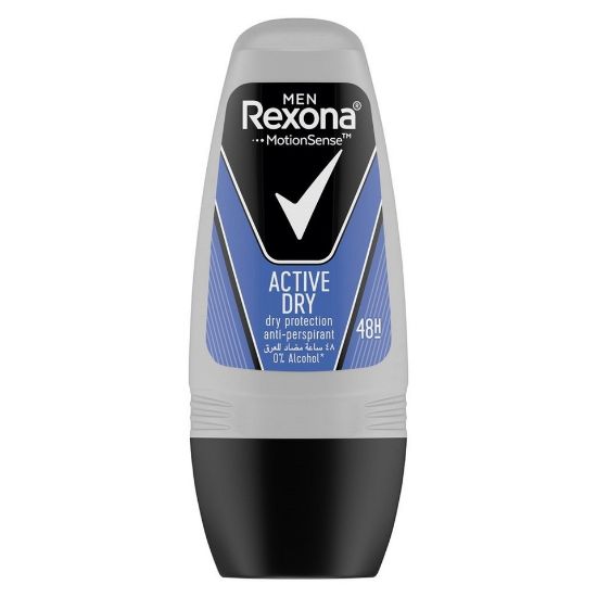 Picture of Rexona Men Antiperspirant Deodorant Roll-On Active Dry 50ml