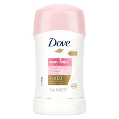 Picture of Dove Even Tone Rejuvenating Blossom Antiperspirant Deodorant Stick 40g