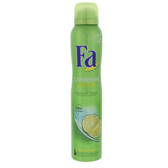 Picture of Fa Caribbean Lemon Exotic Fresh Deodorant Spray 200ml