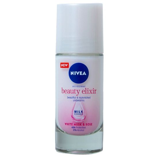 Picture of Nivea Anti-Perspirant Roll On Beauty Elixir White Musk & Rose 40ml