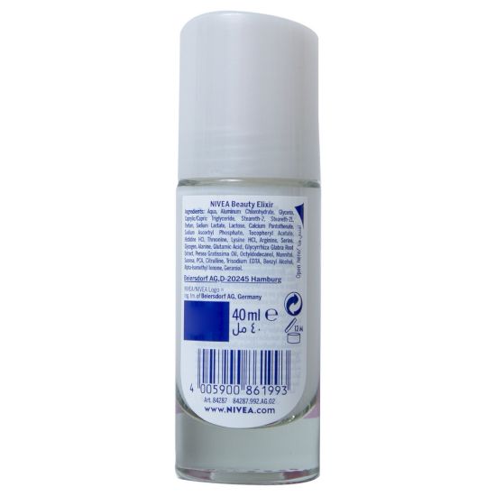 Picture of Nivea Anti-Perspirant Roll On Beauty Elixir White Musk & Rose 40ml