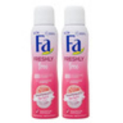 Picture of Fa Deodorant Spray Freshly Free Grapefruit & Lychee 2 x 150ml