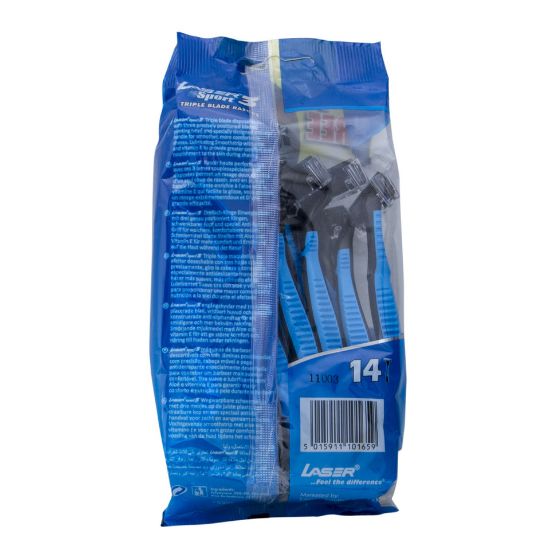 Picture of Laser Sport 3 Triple Blade Disposable Razor 10 + 4(N)